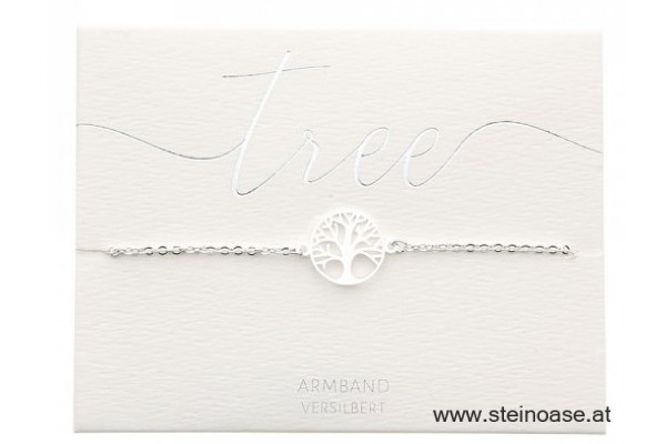 Armband Lebensbaum 'versilbert'